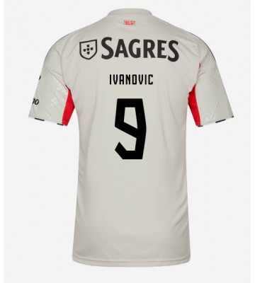 Benfica Franjo Ivanovic #9 Udebanetrøje 2025-26 Kortærmet